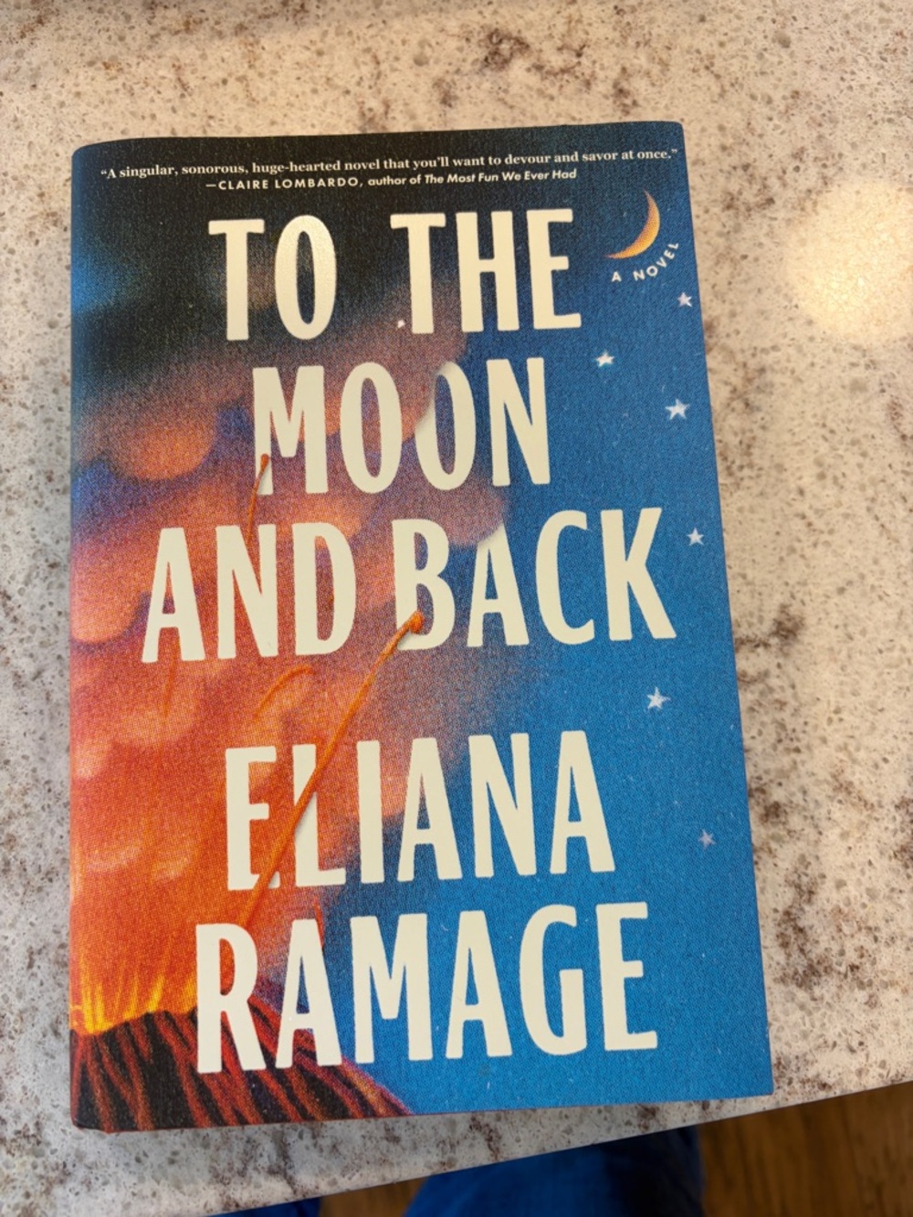 To the Moon and Back by Eliana Ramage - Blue/Orange Paperback